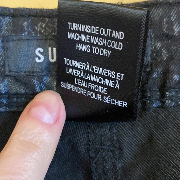 Suko jeans snakeskin print black 16 - Picture 8 of 9